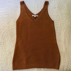 Burnt orange knit top-  Elizabeth James